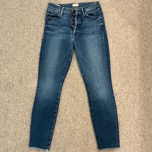 Mother Denim - Stunner Ankle Fray, Color Sweet and Sassy, Size 29